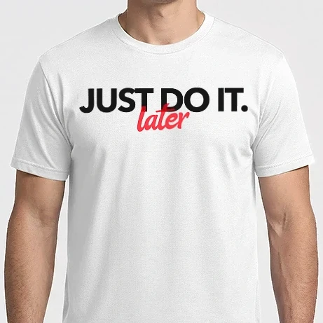 Férfi Imperial póló - JUST DO IT LATER 2