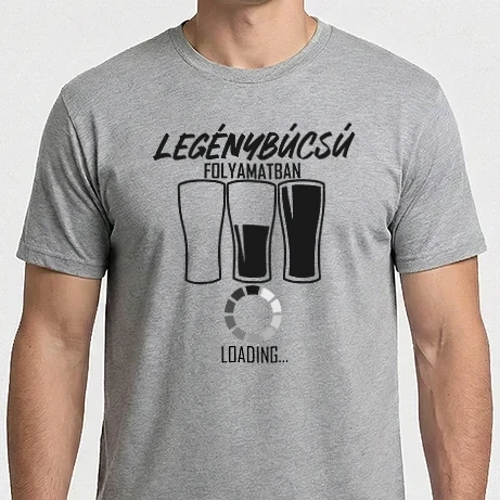 Férfi Imperial póló - loading legénybúcsú