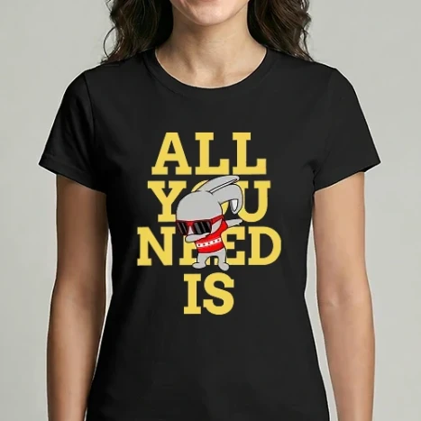 Női Imperial póló - All you need is dab nyúl