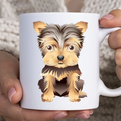 Fehér bögre - Yorki