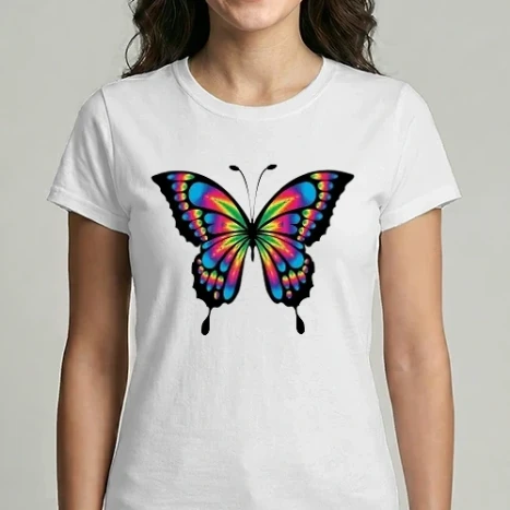 Női Imperial póló - Színes Pillangó