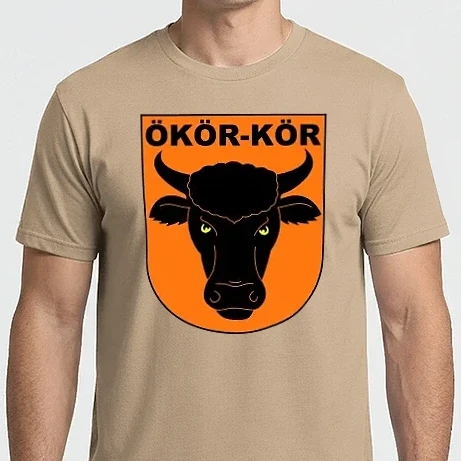 Férfi Imperial póló - Ökör-kör (orange)