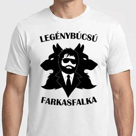 Férfi Imperial póló - Legénybúcsú Farkasfalka