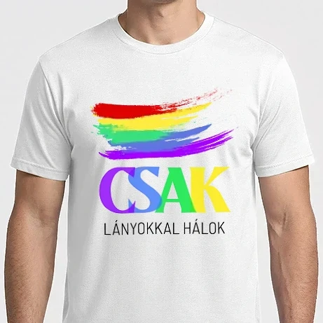 Férfi Imperial póló - CSAK LÁNYOKKAL HÁLOK