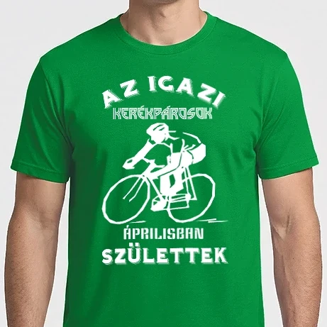 Férfi Imperial póló - Igazi kerékpárosok április