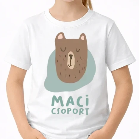 Uniszex gyerek Póló - Maci Csoport - ovis póló