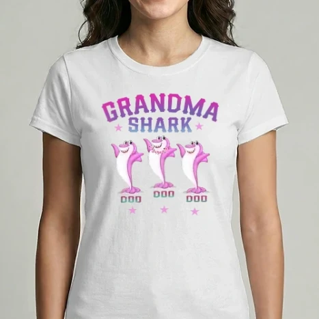 Női Imperial póló - Grandma shark