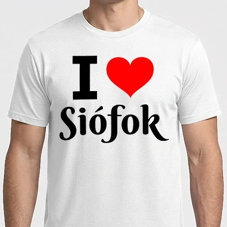 Férfi Imperial póló - I love Siófok