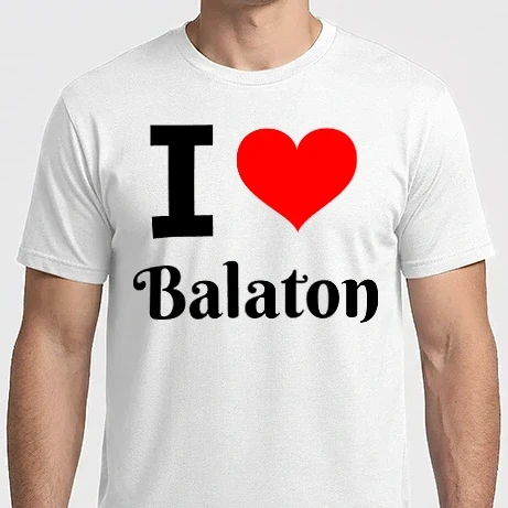 Férfi Imperial póló - I love Balaton