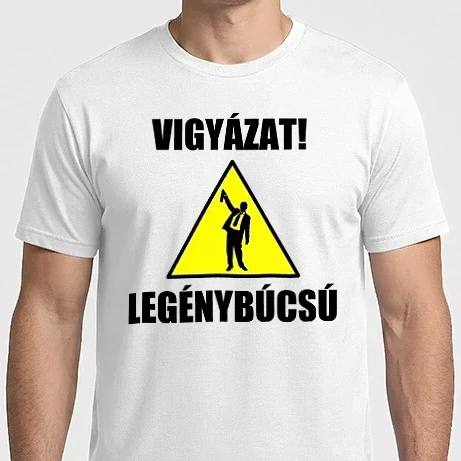 Férfi Imperial póló - Vigyázat legénybúcsú