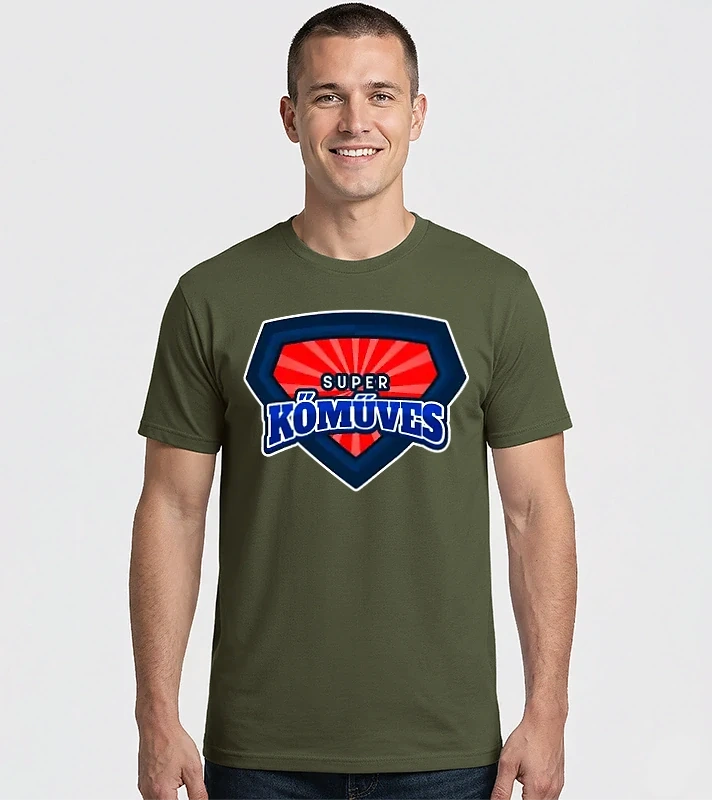 SUPER KŐMŰVES – Férfi Imperial póló