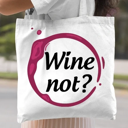 Vászontáska - wine not