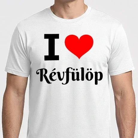 Férfi Imperial póló - I love Révfülöp