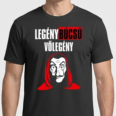Férfi Imperial póló - Legénybúcsú Vőlegény La Casa De Papel