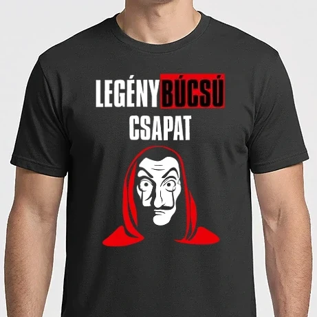 Férfi Imperial póló - Legénybúcsú Csapat La Casa De Papel