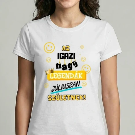 Női Imperial póló - JÚLIUSI SZÜLETÉSNAP
