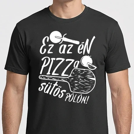 Férfi Imperial póló - Ez az én pizza sütős pólóm
