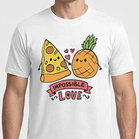 Férfi Imperial póló - Ananász és pizza