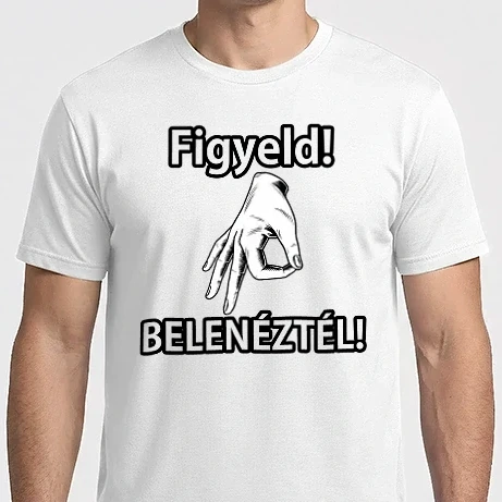 Férfi Imperial póló - Figyeld! Belenéztél