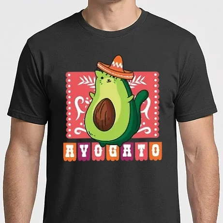 Férfi Imperial póló - Avokádó macska