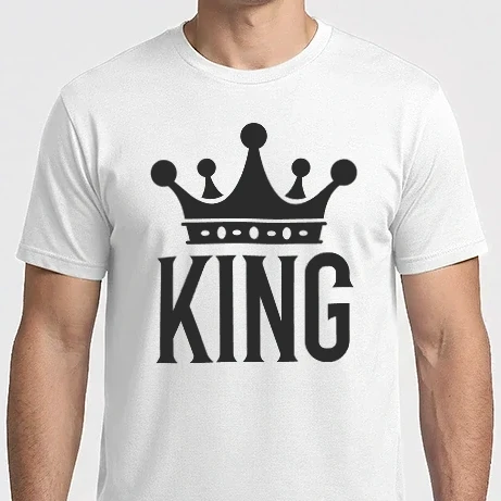 Férfi Imperial póló - KING (páros minta, a Queen-t keresd a leírásban)