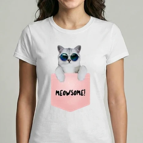 Női Imperial póló - Meowsome!