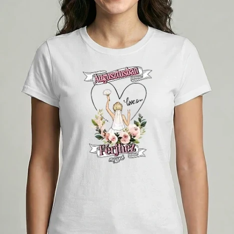 Női Imperial póló - AUGUSZTUSBAN férjhez megyek