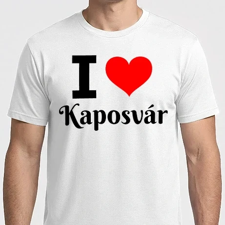 Férfi Imperial póló - I love Kaposvár