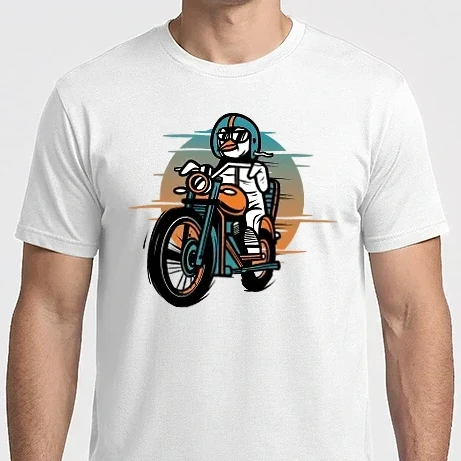 Férfi Imperial póló - Motoros pingvin