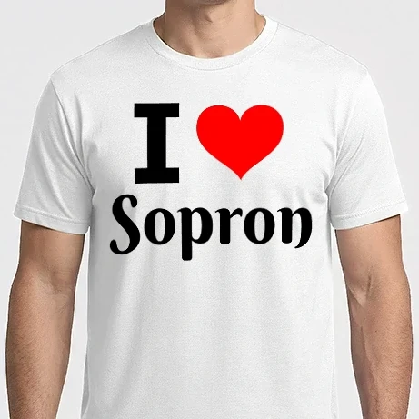 Férfi Imperial póló - I love Sopron