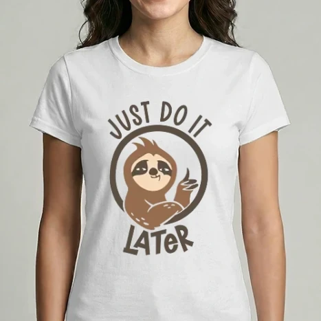 Női Imperial póló - Később csináld