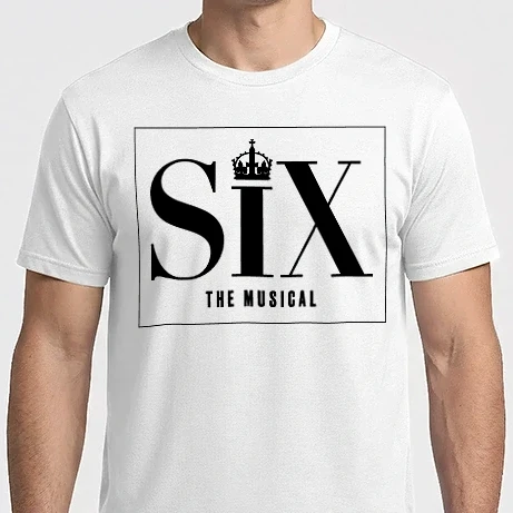 Férfi Imperial póló - Six - The musical - fekete