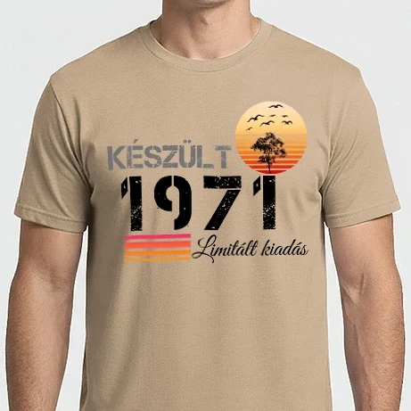 Férfi Imperial póló - 1971 születésnap