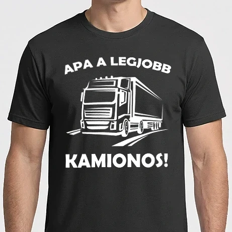 Férfi Imperial póló - Apa a legjobb kamionos 