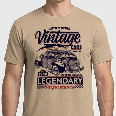 Férfi Imperial póló - K 05 AUTOMOTIVE VINTAGE CARS