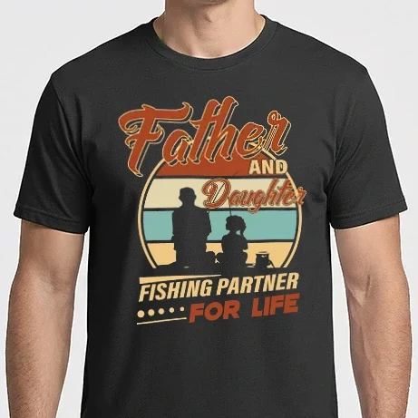 Férfi Imperial póló - Apa és lánya horgász társak