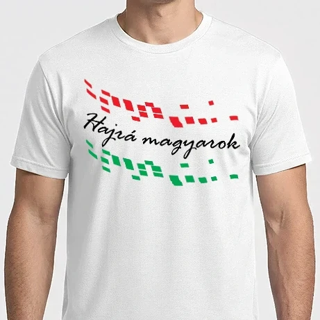 Férfi Imperial póló - Hajrá Magyarok!