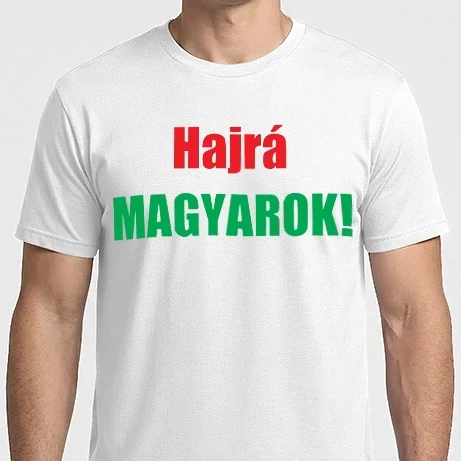 Férfi Imperial póló - Hajrá Magyarok!