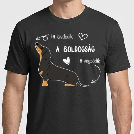 Férfi Imperial póló - A boldogság Tacsi
