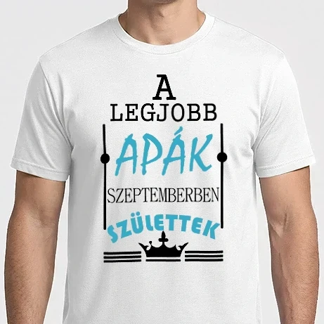 Férfi Imperial póló - LEGJOBB APÁK SZEPTEMBERBEN