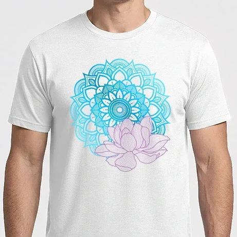 Férfi Imperial póló - Lótusz és Mandala