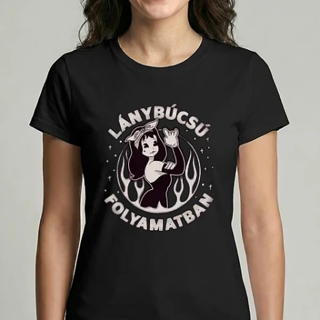 Női Imperial póló - Oldschool rocker lánybúcsú