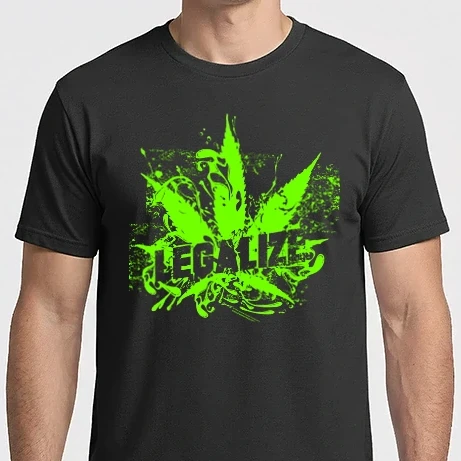Férfi Imperial póló - cannabis