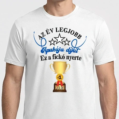 Férfi Imperial póló - Az év legjobb apukája