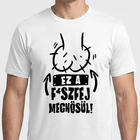 Férfi Imperial póló - Ez a f*szfej megnősül