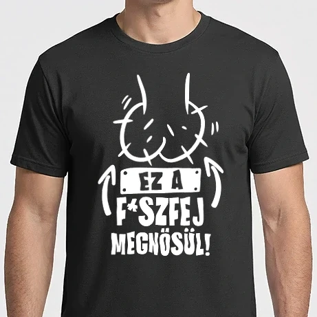 Férfi Imperial póló - Ez a f*szfej megnősül