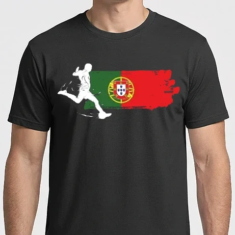 Férfi Imperial póló - Portugália foci zászló