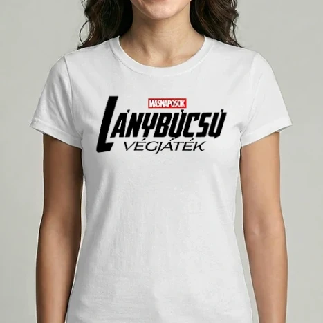 Női Imperial póló - Lánybúcsú - végjáték - black