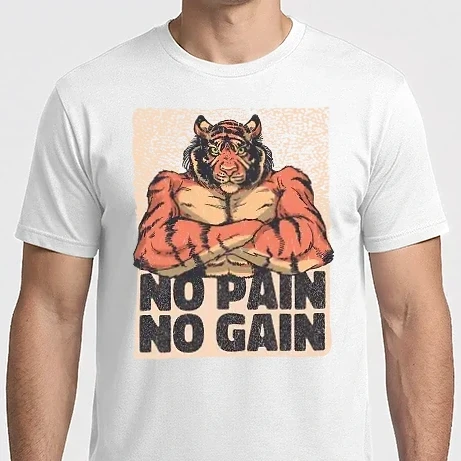 Férfi Imperial póló - No pain, no gain
