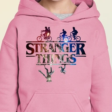 Gyerek kapucnis pulóver - Stranger Things v4